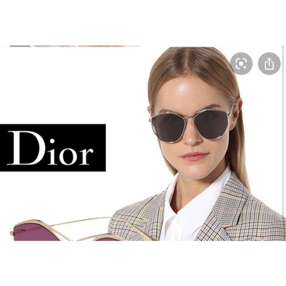 Christain Dior STELLAIRE 4 Geometric Ladies Sunglasses 3YGIR 59 NWT NIB Org $470 - Picture 16 of 16